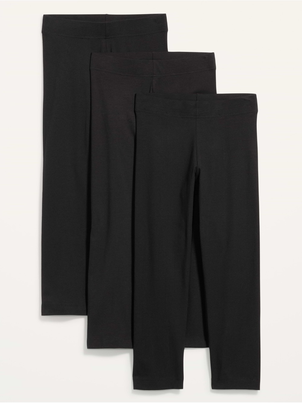 Old Navy New 8 Medium 12 Pairs Girls Capri Leggings Black Great For School